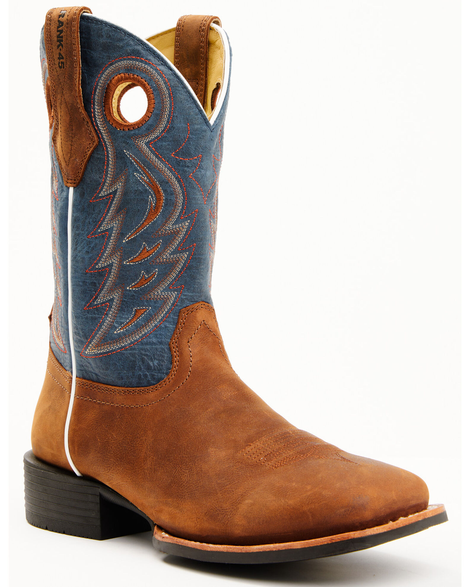 RANK 45 Men s Warrior Xero Gravity Performance Western Boots Broad Square Toe Boot Barn