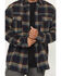 Image #3 - Thorogood Men's Plaid Print Heavyweight Long Sleeve Button-Down Flannel Shirt, Navy, hi-res