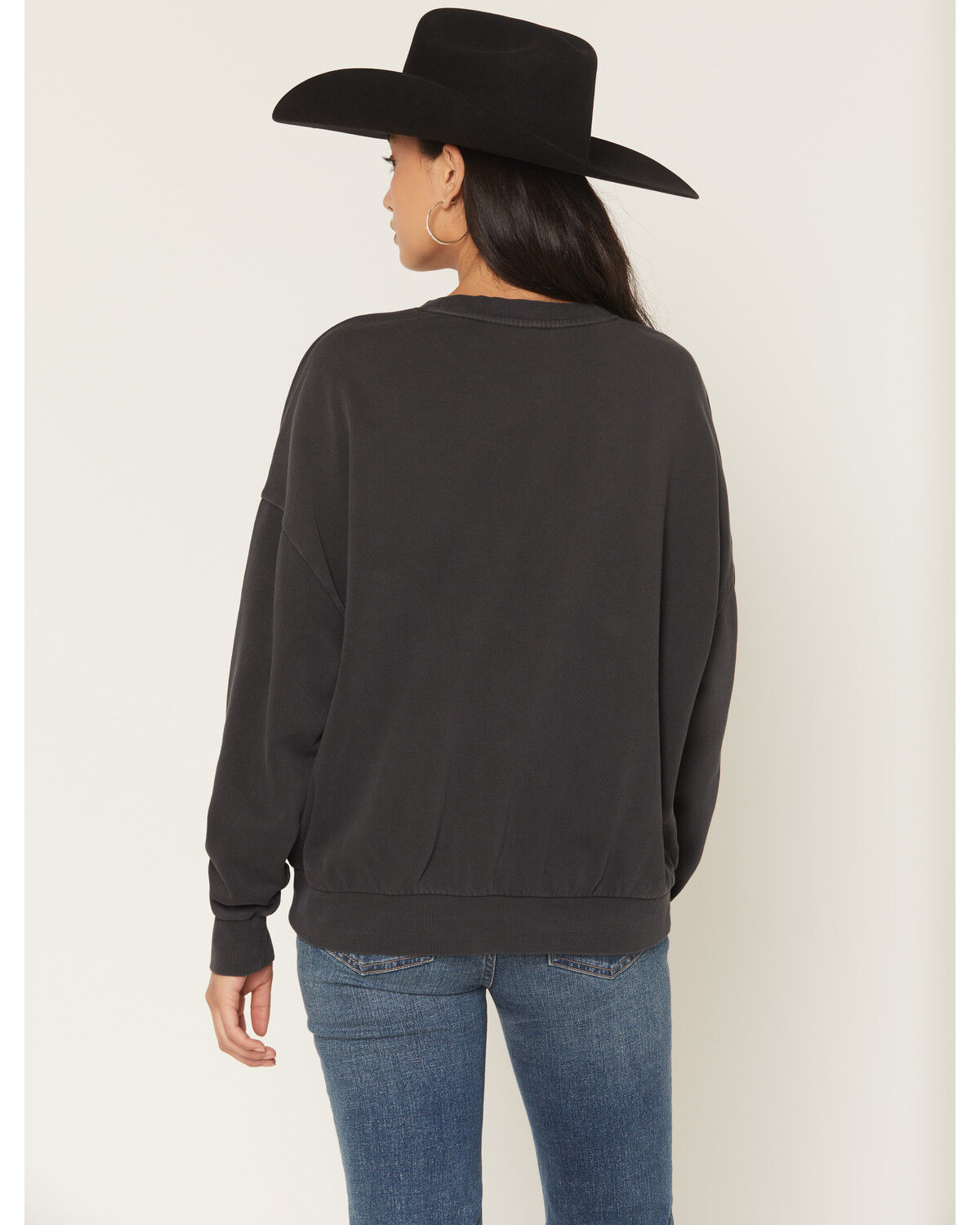 Image #4 - White Crow Women's Whiskey Weather Graphic Crewneck, Black, hi-res