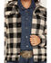 Image #3 - Outback Trading Co Women's Mary Kate Plaid Print Snap Sherpa Jacket, Black, hi-res