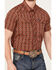 Image #3 - Panhandle Men's Southwestern Print Short Sleeve Performance Snap Western Shirt, , hi-res
