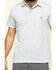 Image #4 - Carhartt Men's Force Cotton Pocket Polo Work Shirt , Heather Grey, hi-res
