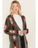 Image #2 - Rock & Roll Denim Women's Southwestern Print Long Sleeve Duster, Rust Copper, hi-res