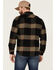 Brixton Men's Bowery Large Plaid Button Down Western Flannel Shirt , Heather Grey, hi-res