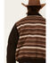 Image #4 - Cripple Creek Men's Brown Horizontal Pattern Snap Front Bomber Jacket, , hi-res
