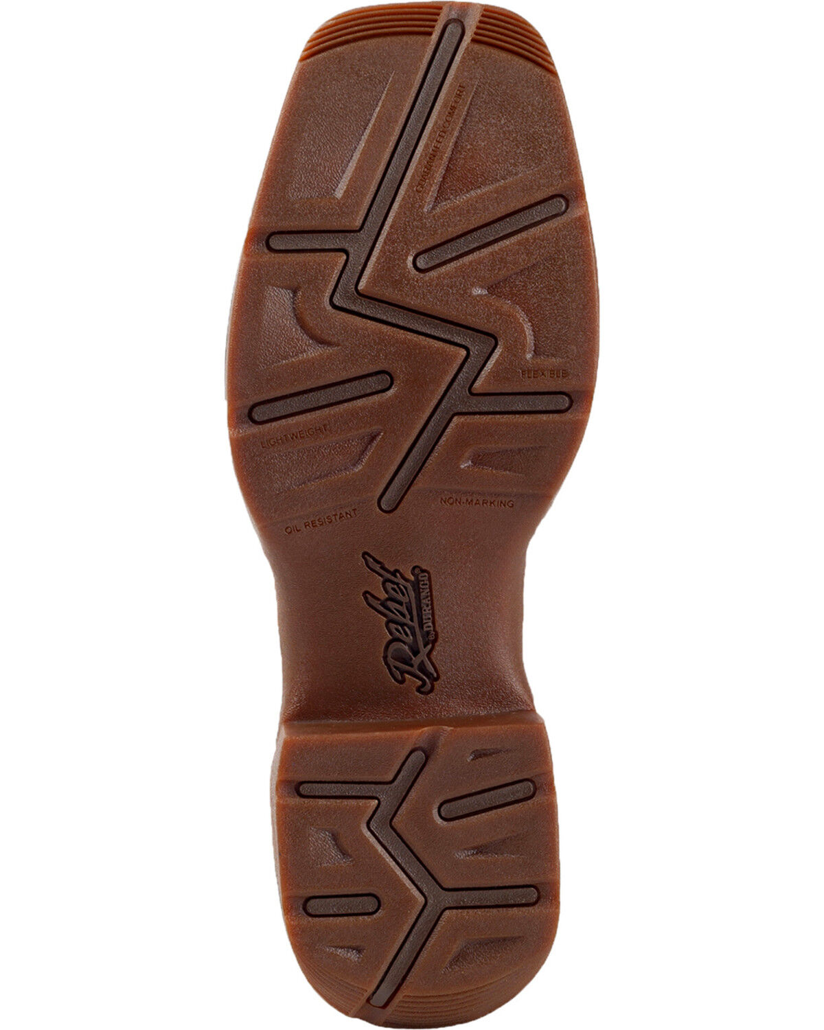 Image #6 - Rebel by Durango Men's Waterproof Steel Toe Western Work Boots, Brown, hi-res