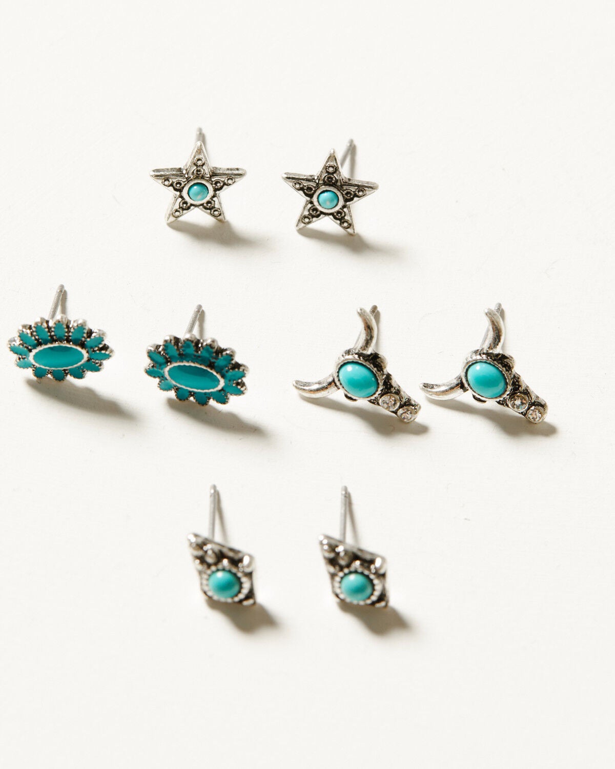 Image #4 - Idyllwind Women's Brimfield Antique Earring Set - 8 Piece, Silver, hi-res