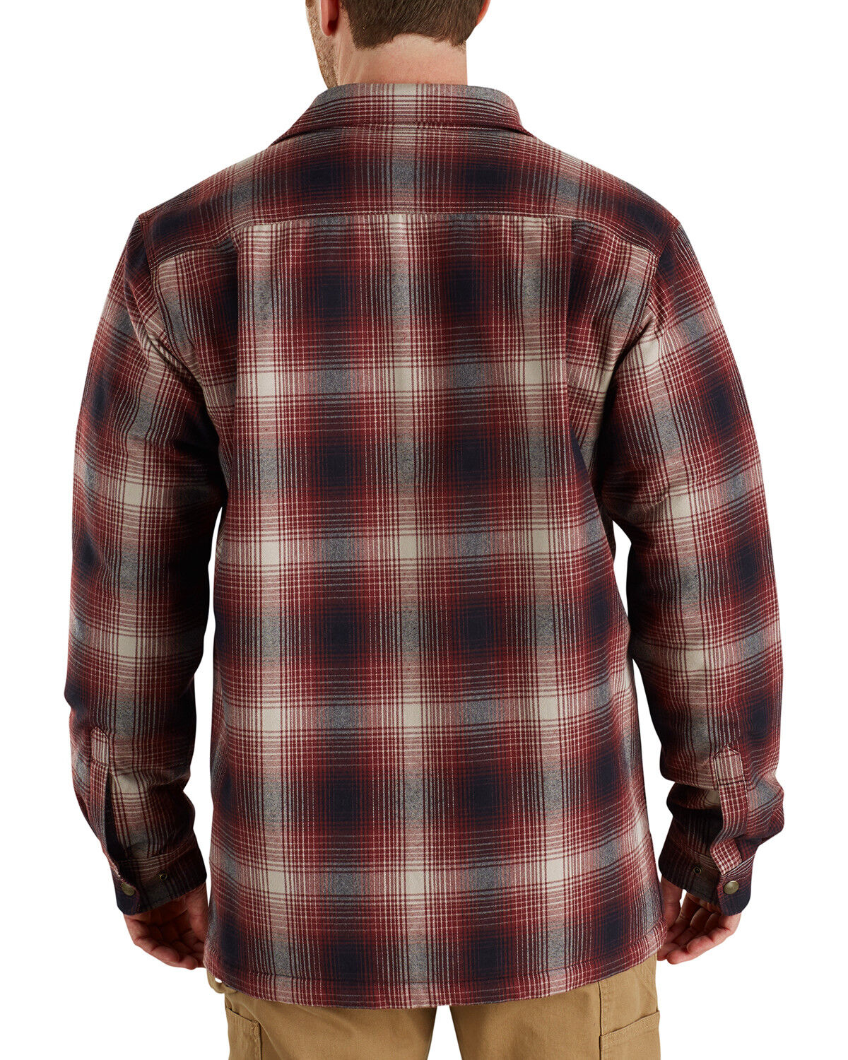 carhartt hubbard sherpa lined long sleeve shirt