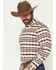 Image #2 - Cody James Men's Maverick Southwestern Print Long Sleeve Button-Down Stretch Western Shirt, Cream, hi-res