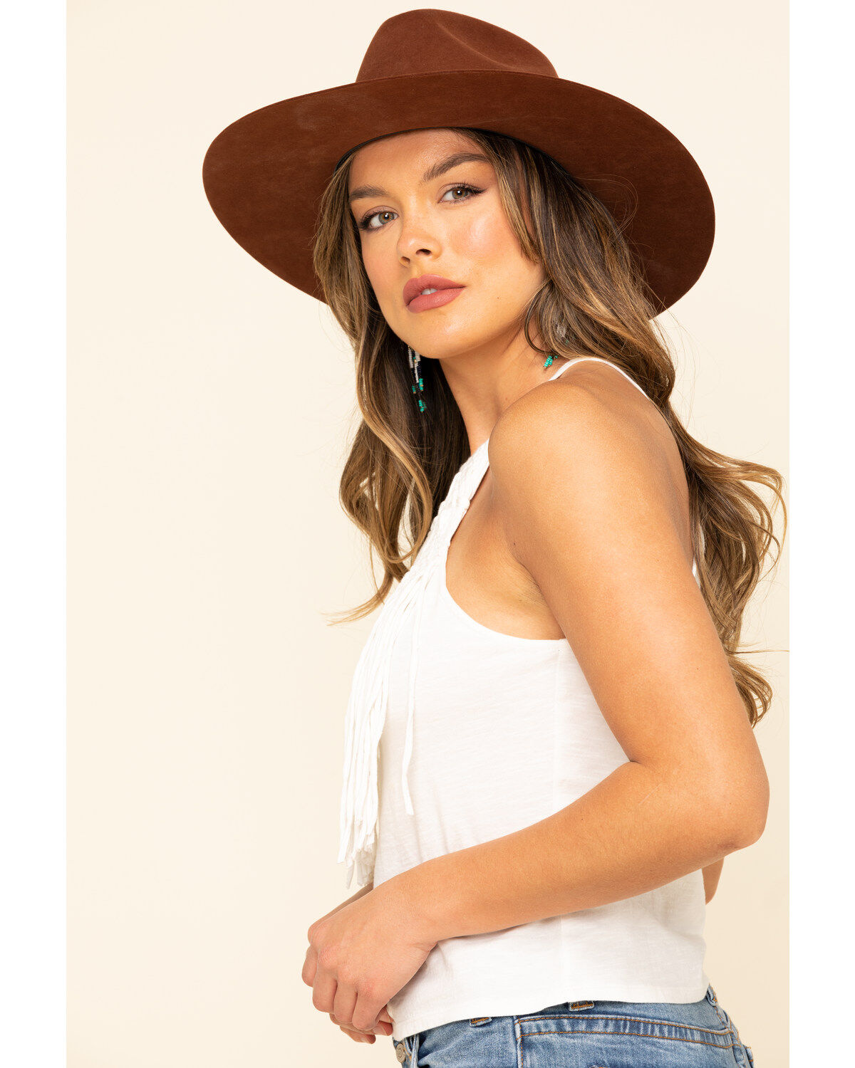 Image #3 - Shyanne Women's Halter Macrame Tank Top, , hi-res