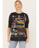 Image #2 - Wrangler X Fender Women's Collage Graphic Sweatshirt, Black, hi-res