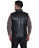 Image #2 - Scully Men's Quilted Two Tone Leather Vest, Chocolate, hi-res