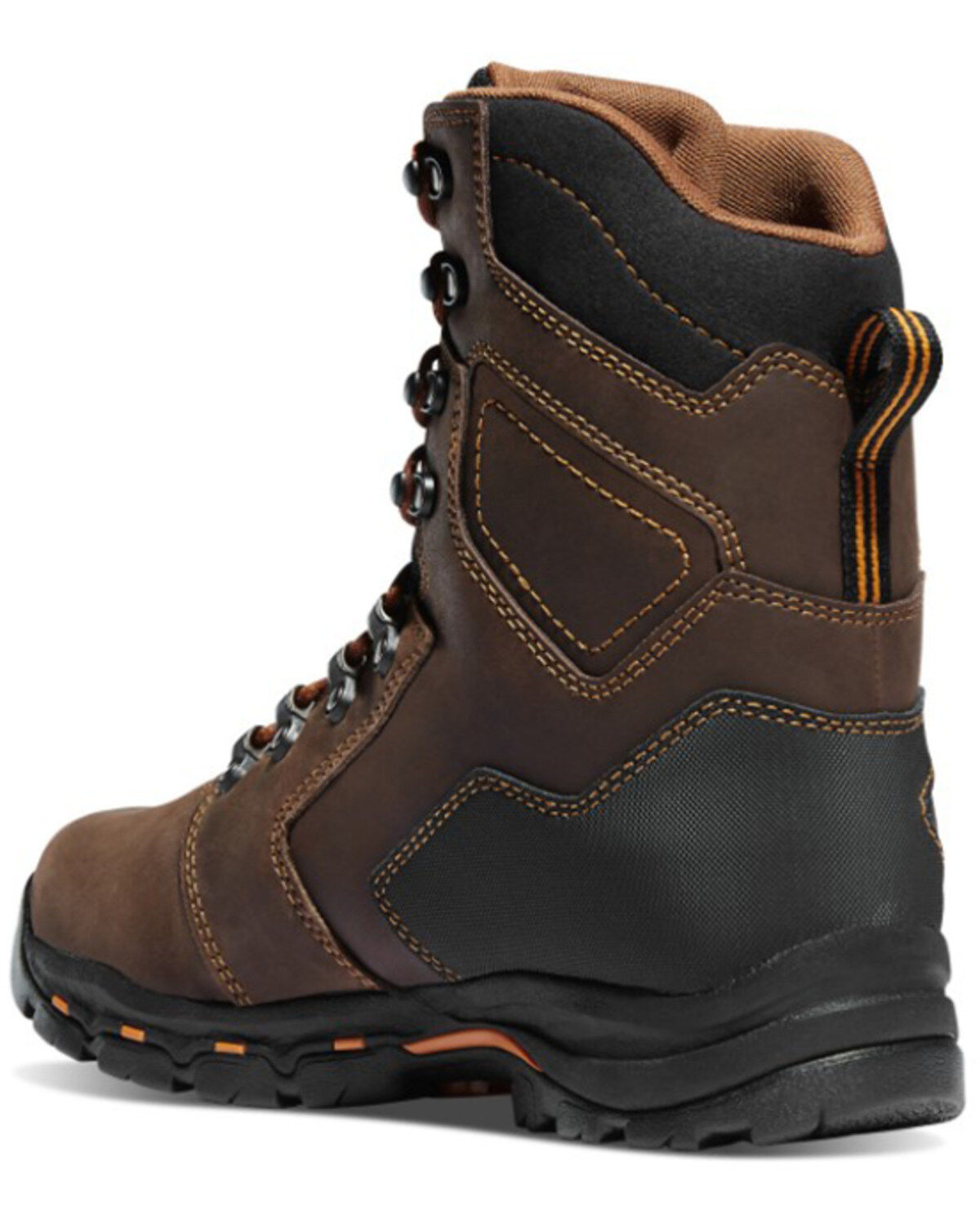Image #3 - Danner Men's Vicious Insulated Full-Grain Lace-Up Work Boot - Composite Toe, Brown, hi-res