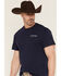 Image #3 - Cody James Men's America 250 Land of the Free Short Sleeve Graphic T-Shirt, Navy, hi-res