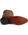 Image #5 - Justin Men's Marbled Deerlite Western Boots - Round Toe, Chestnut, hi-res