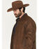Image #2 - Scully Men's Zip-Up Leather Jacket, Brown, hi-res