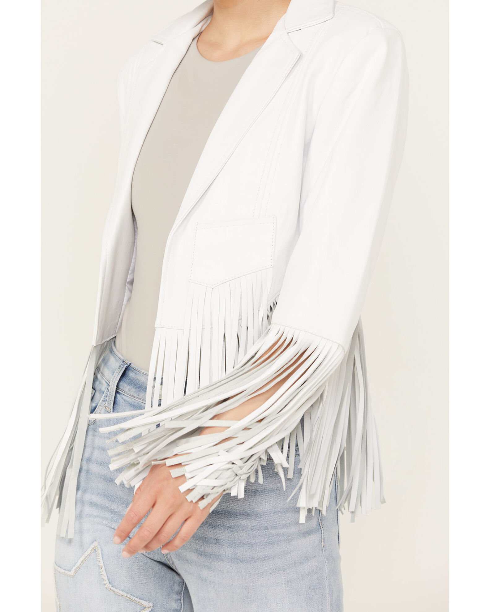 Cripple Creek Women s Cropped Fringe Jacket Mall of America