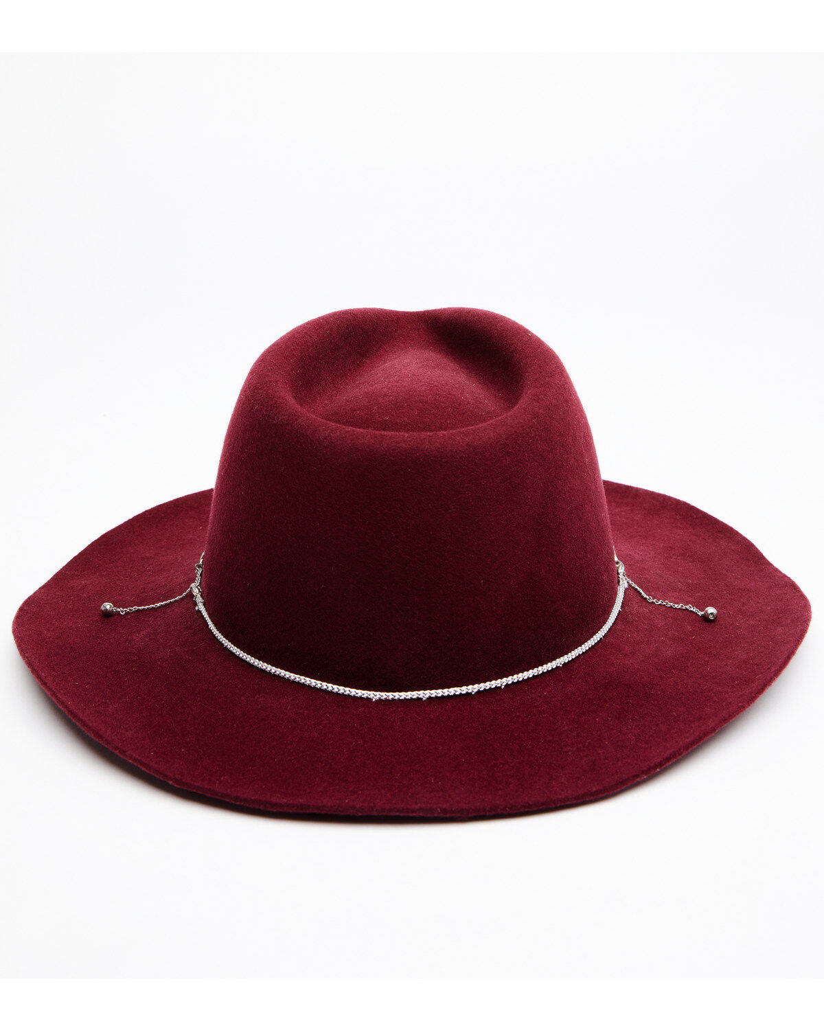 Image #3 - Shyanne Women's Burgundy Sienna Wool Felt Western Hat , Black, hi-res