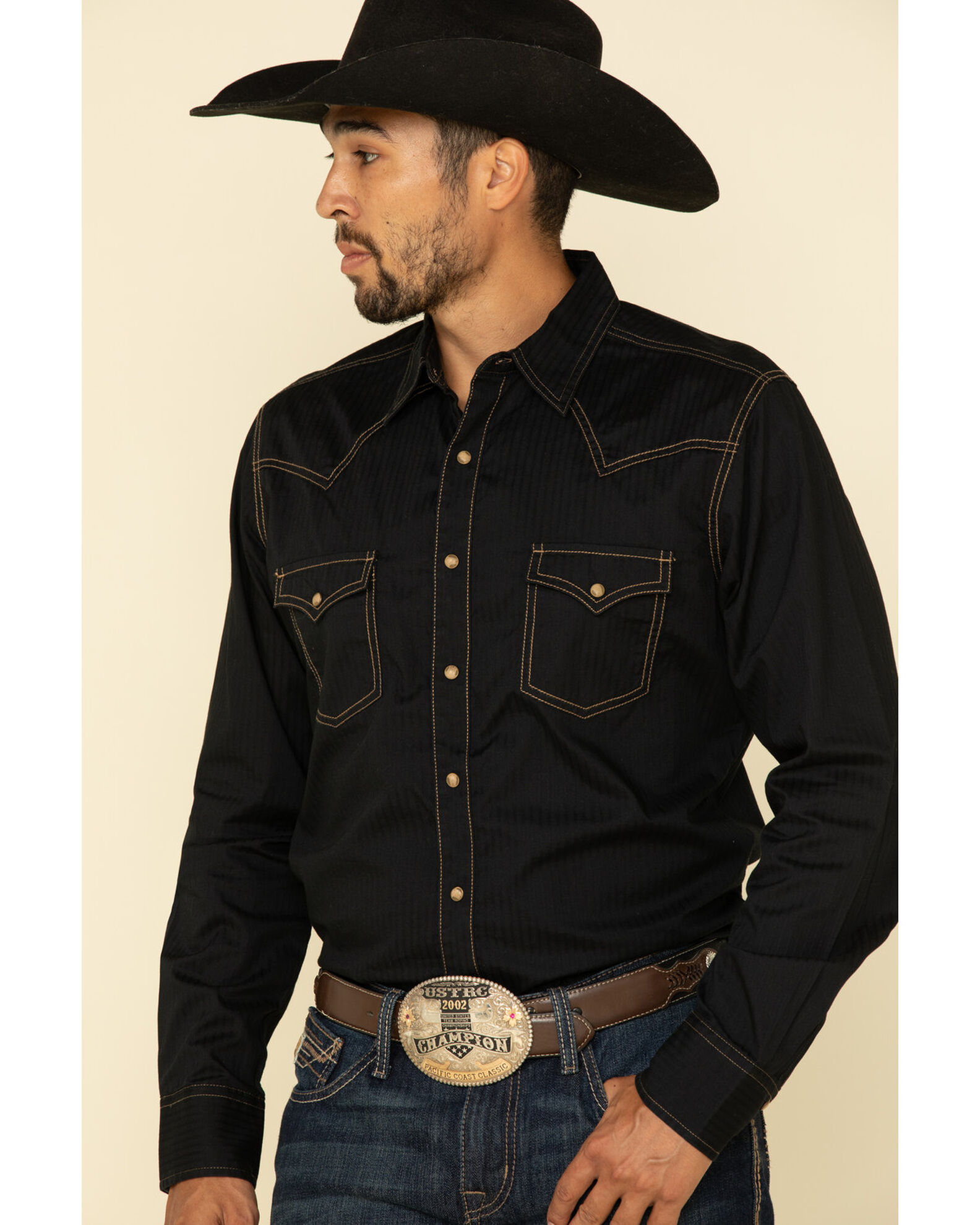 Wrangler Retro Premium Men's Solid Long Sleeve Western Shirt | Boot Barn