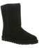 Image #1 - Bearpaw Women's Elle Short Wide Boots - Round Toe, Black, hi-res