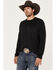 Image #1 - RANK 45® Men's Solid Performance Long Sleeve T-Shirt, Black, hi-res