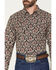 Image #3 - Gibson Trading Co Men's Bloomin Paisley Print Long Sleeve Snap Western Shirt, Black, hi-res