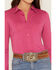 Image #5 - Idyllwind Women's Solid Long Sleeve Pullover Western Riding Shirt, Fuchsia, hi-res