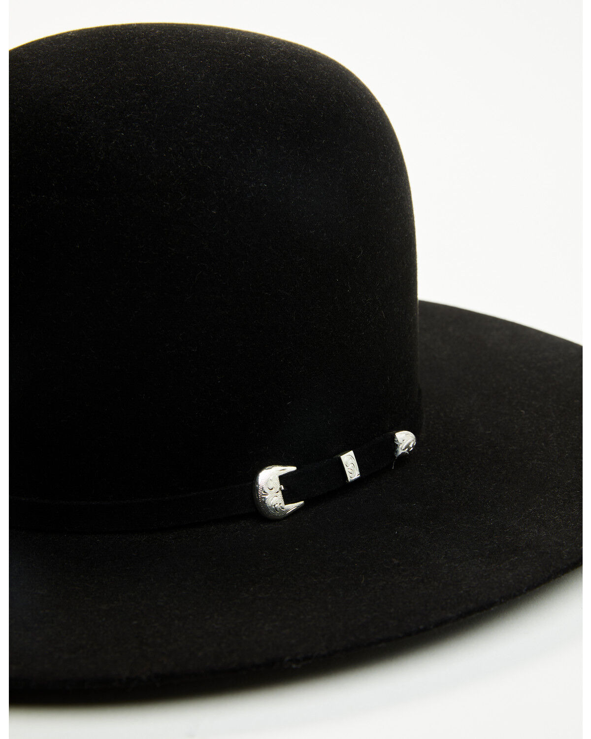 Image #2 - Resistol Midnight 6X Felt Cowboy Hat, Black, hi-res