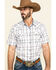 Image #1 - Cody James Men's Neon Glow Plaid Short Sleeve Western Shirt , , hi-res