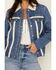 Idyllwind Women's Medium Wash Sherpa-Lined Denim Jacket, Medium Wash, hi-res