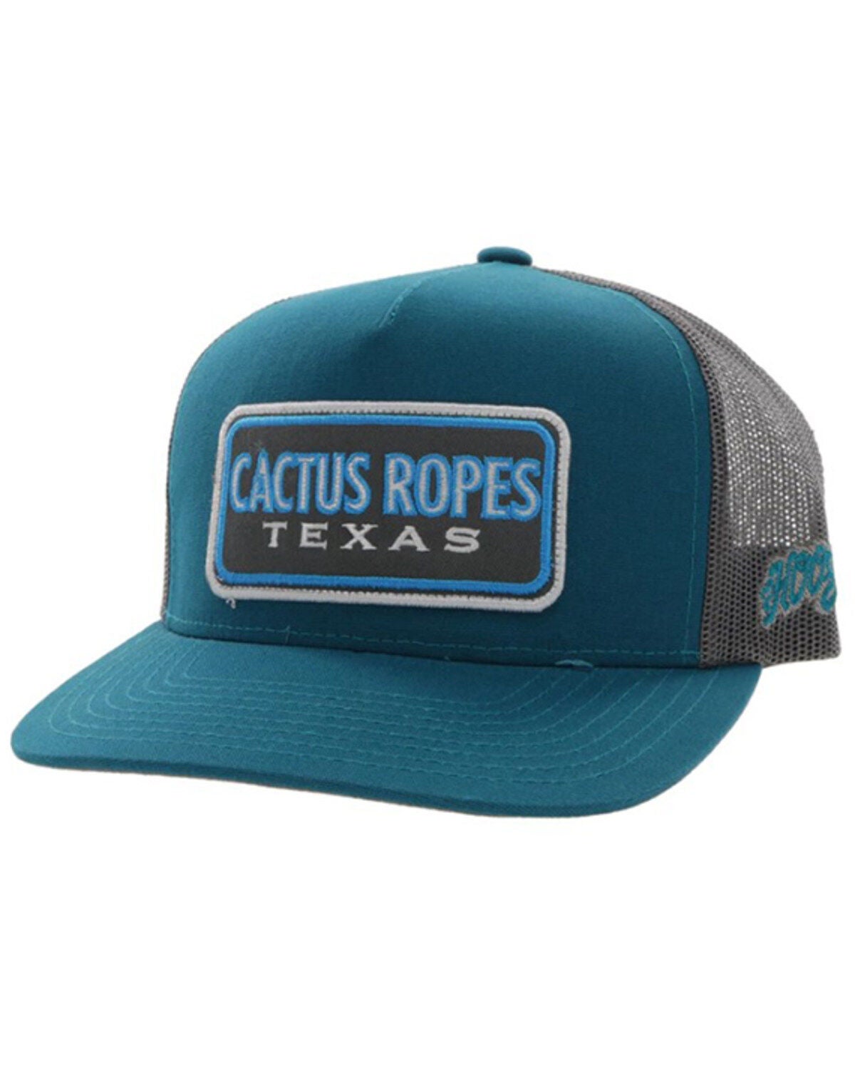 HOOEY Cactus Ropes Mesh Back Trucker Hat – Flexfit, Adjustable, 5-Panel Design - View #11
