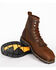 Cody James Men's 8" Lace-Up Kiltie Work Boots - Composite Toe, Brown, hi-res