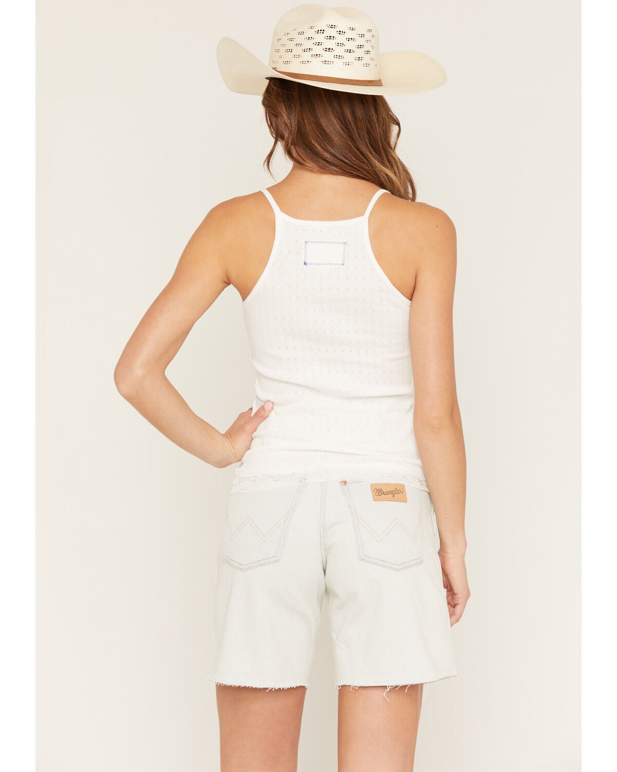 Image #4 - Blue Life Women's Lace Button Tank, White, hi-res