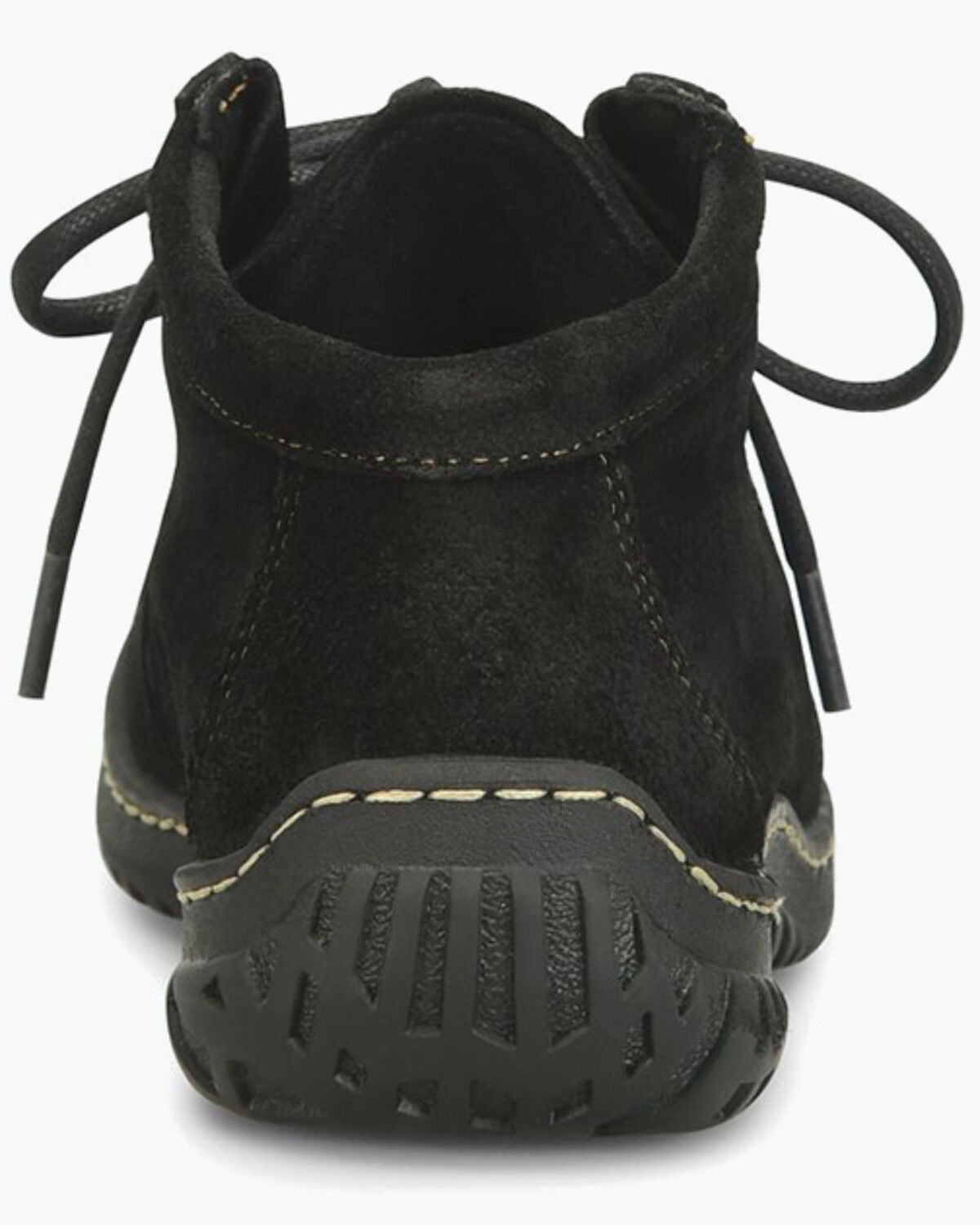 Image #5 - Born Women's Basin Suede Chukka Booties - Moc Toe, Black, hi-res