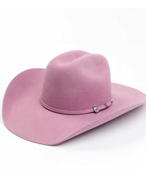 Serratelli 2X Felt Cowboy Hat, Lavender, hi-res