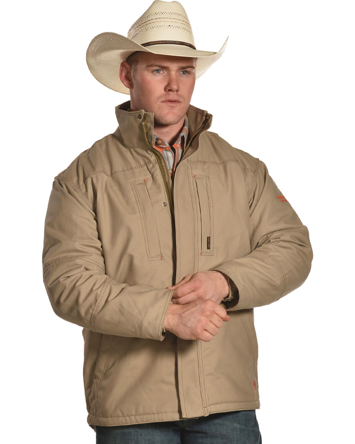 Image #1 - Ariat Men's FR Lined Workhorse Work Jacket, , hi-res