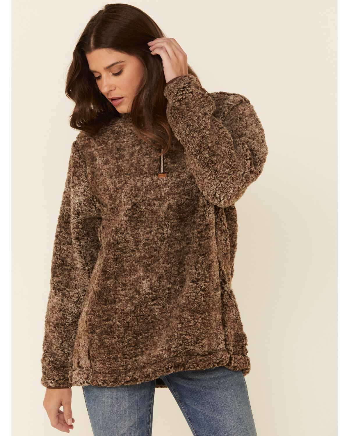 Image #1 - Katydid Women's Sherpa 1/2 Zip Pullover, , hi-res