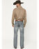 Image #3 - Rock & Roll Denim Men's Double Barrel Medium Wash Relaxed Bootcut Rigid Denim, Dark Medium Wash, hi-res