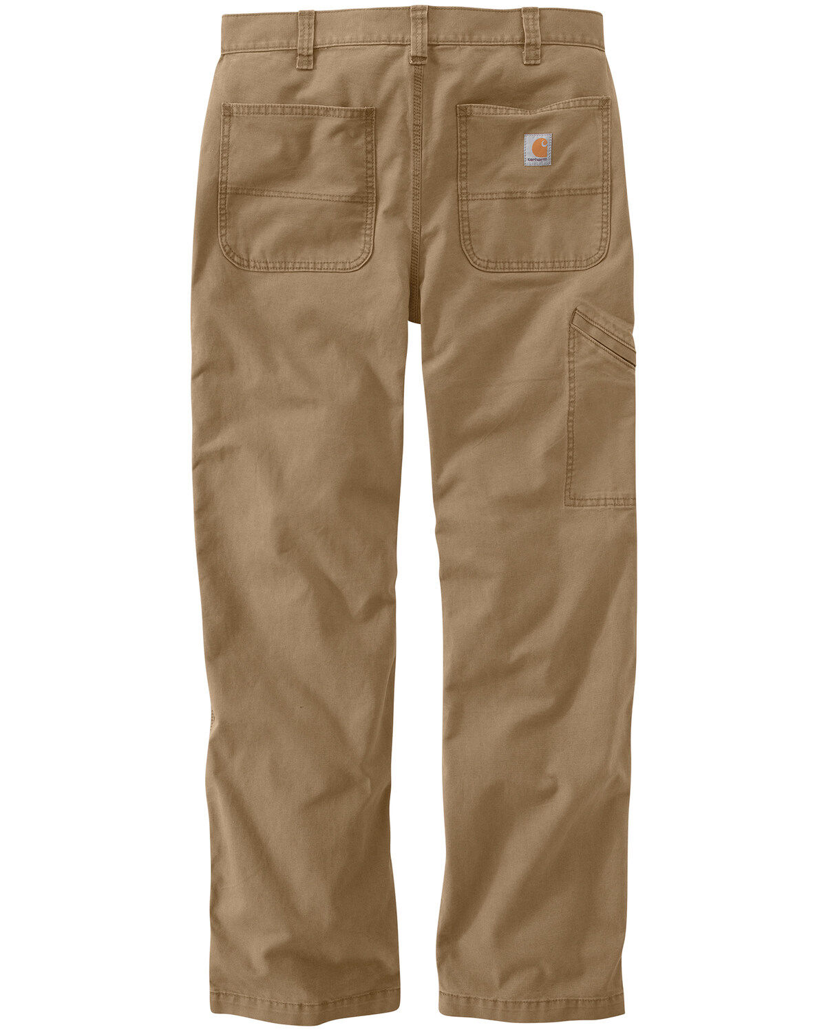 Image #3 - Carhartt Men's Rugged Flex® Rigby Dungaree Stretch Work Pants, Dark Khaki, hi-res