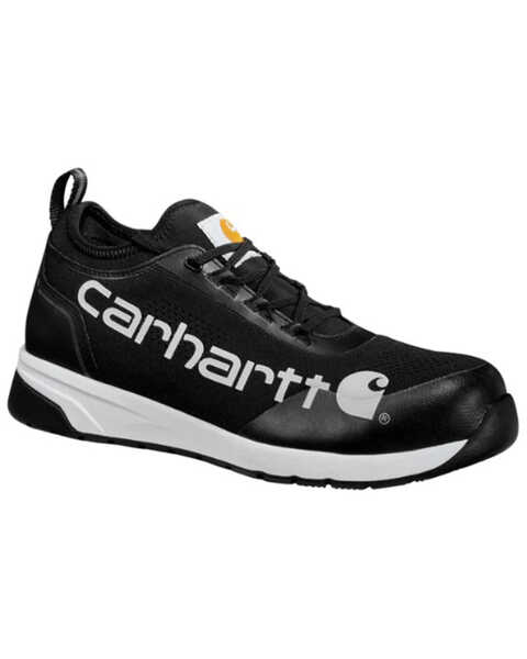 Carhartt Men's Force Work Shoes - Nano Composite Toe, Black/white, hi-res
