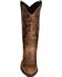 Abilene Women's 11" Tooled Inlay Western Boots, Brown, hi-res