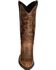 Image #4 - Abilene Women's 11" Tooled Inlay Western Boots, Brown, hi-res