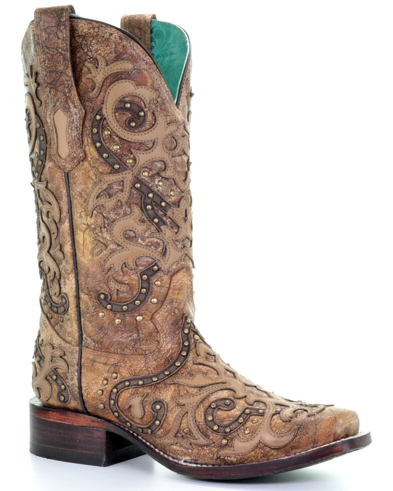 clearance square toe boots