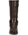 Image #4 - Frye Women's Jean Harness Fashion Boots - Round Toe, Chocolate, hi-res