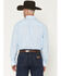 Image #4 - Wrangler Men's Geo Print Long Sleeve Button-Down Stretch Western Shirt, Blue, hi-res