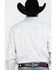Resistol Men's White Stuart Geo Print Long Sleeve Western Shirt , White, hi-res