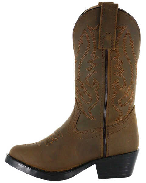 Image #3 - Cody James® Children's Round Toe Western Boots, Brown, hi-res
