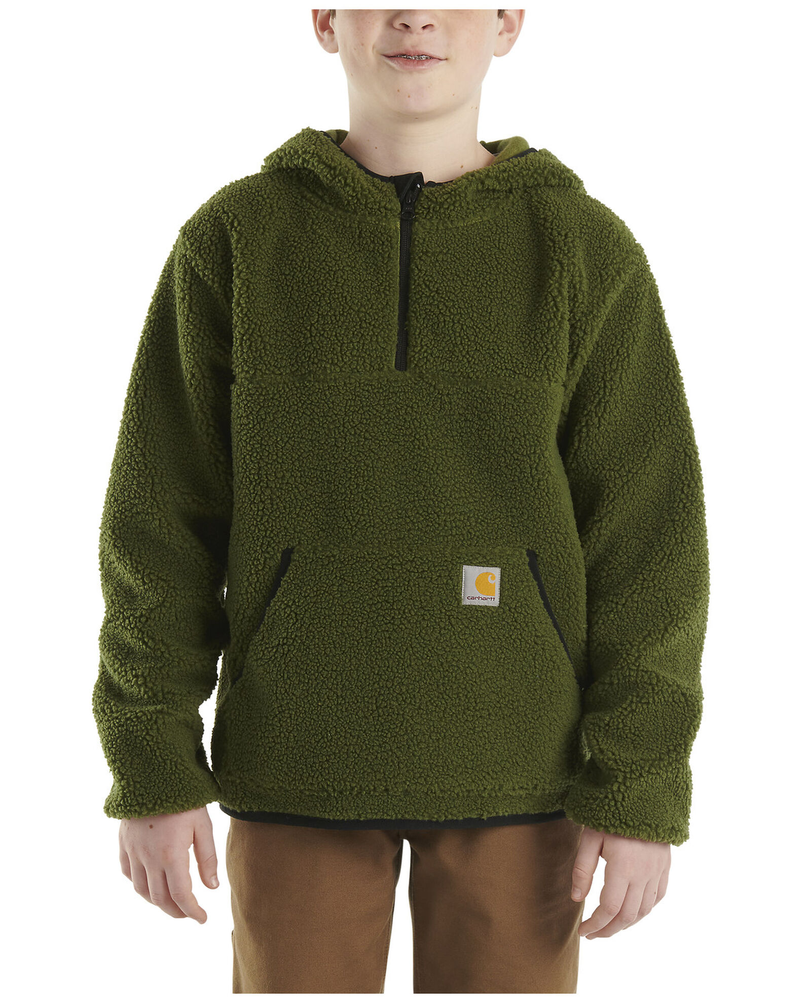 Carhartt hoodie store half zip