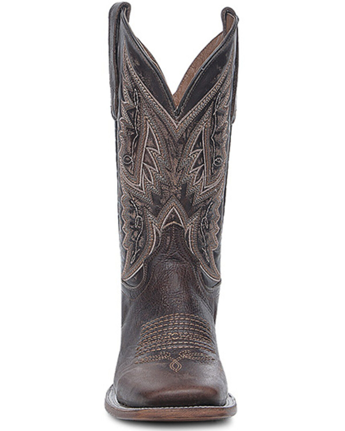 Image #3 - Corral Men's Embroidered Western Boots - Broad Square Toe, Chocolate, hi-res