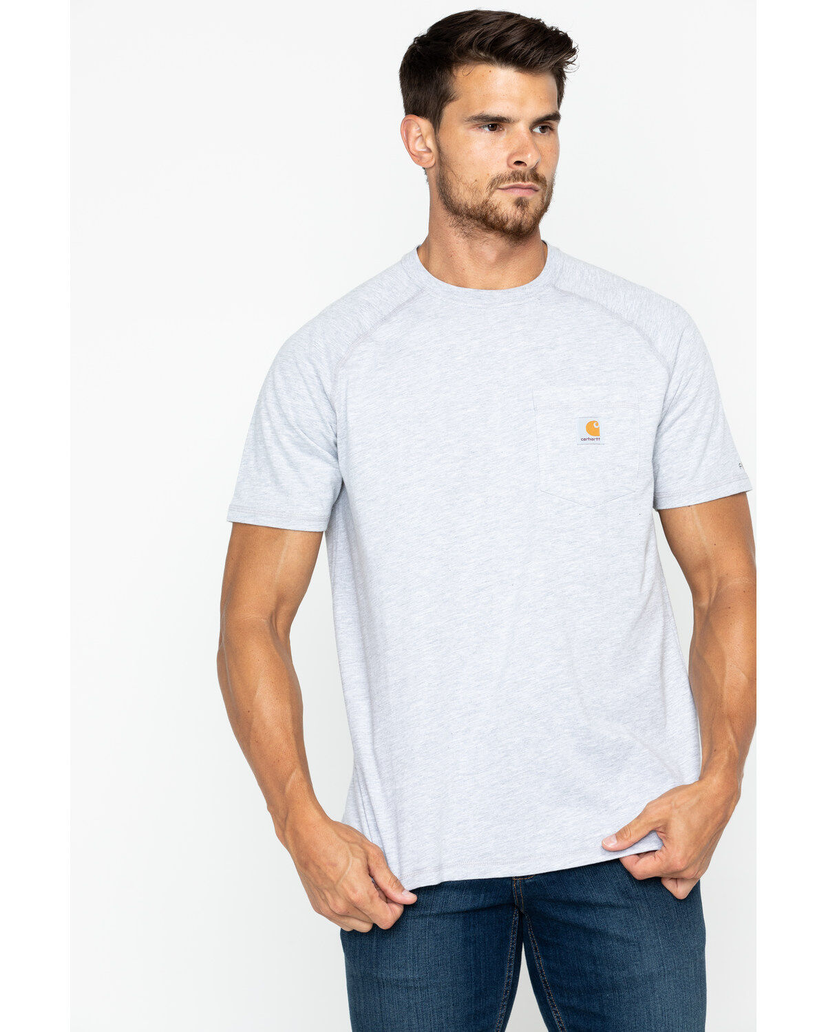 Image #1 - Carhartt Force Men's Short Sleeve Work T-Shirt, , hi-res